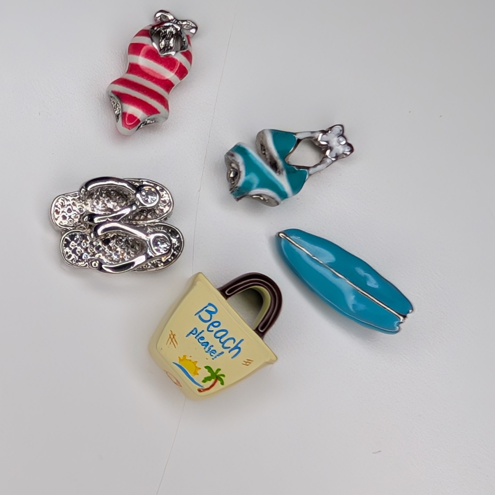 Origami Owl Beach-Themed Charms Set